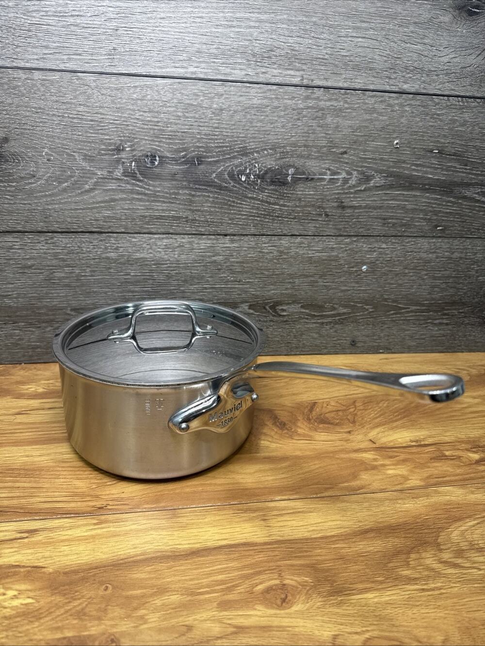 Mauviel M'COOK 5-Ply Sauce Pan w/Lid 3.4qt Induction Friendly ~Made in France